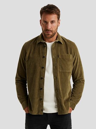 PME Legend Overshirt Dobby Corduroy Dusky Grøn