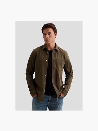 PME Legend Colored Denim Chemise Beluga Vert