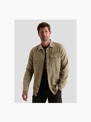 PME Legend Flannel Shirt Abbey Stone