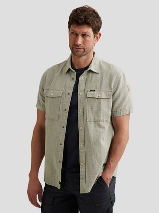 PME Legend Short Sleeve Hemd Grün