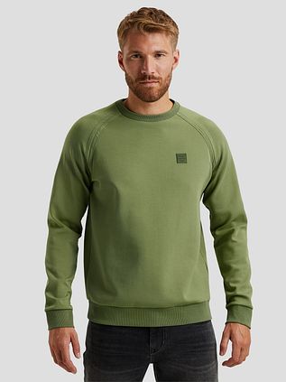 PME Legend Sweater Logo Loden Green