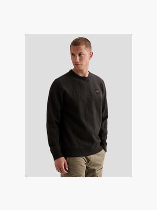 PME Legend Jacquard Structure Pullover Anthrazit
