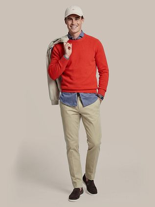 Steppin' Out Pullover Red