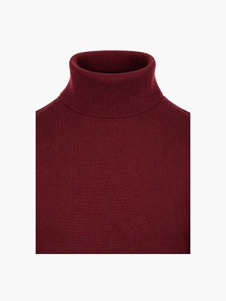 Suitable Merino Turtleneck Burgundy