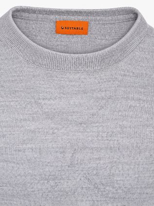 Suitable Merino Pullover Gris