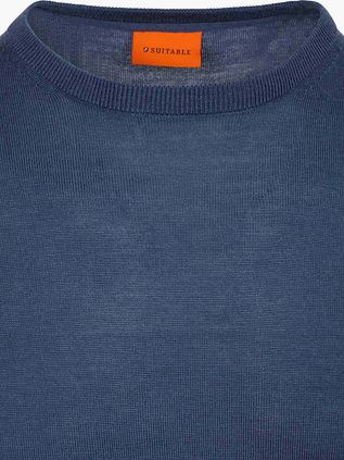 Suitable Merino Pullover Royal Blue