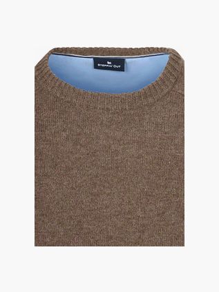 Steppin' Out Pull Laine D'Agneau Marron