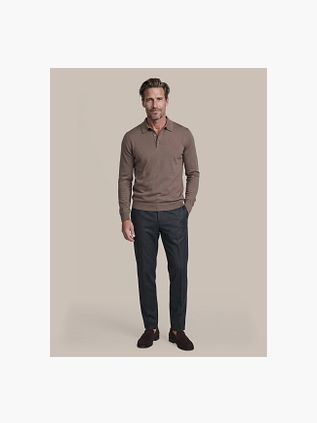 Suitable Compact Coton Polo Taupe