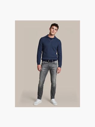 Suitable Riva Strukturpullover Navy