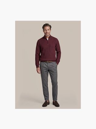 Suitable Bico Half-Zip Pullover Burgundy