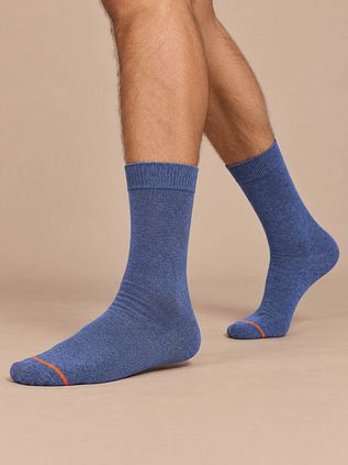 Suitable Socks 6 Pair Bio Indigo Blue