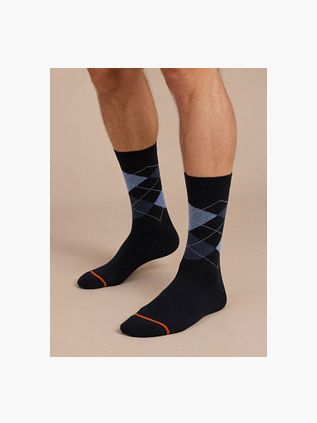Suitable Socks Argyle Navy