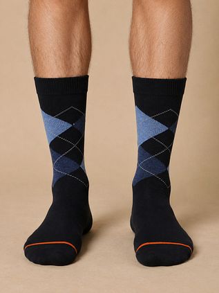 Suitable Socken Argyle Navy