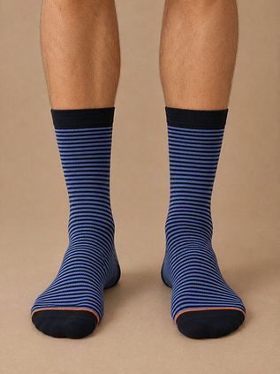 Suitable Socken Streifen Blau
