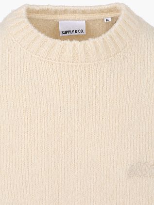 Supply & Co Pullover Woolblend Noel Off-White