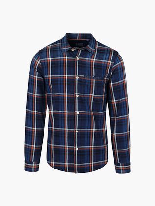 Scotch & Soda Skjorte Blå Rutete