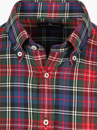 Suitable Hemd Flanel Checks Rot