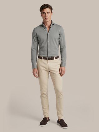 Suitable Sorona Overhemd Mid Grijs