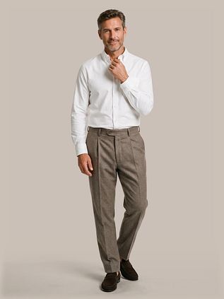 Steppin' Out Hemd Twill Weiß