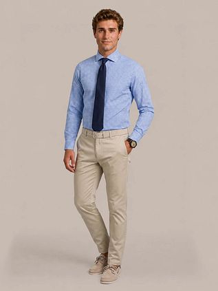 Steppin' Out Oxford Shirt Checks Blue