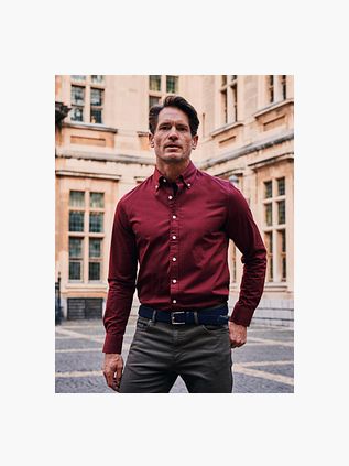 King Essentials The Tommy Camicia Pomegranate