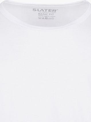 Slater 2-pakke med Basic Fit t-skjorte i hvitt