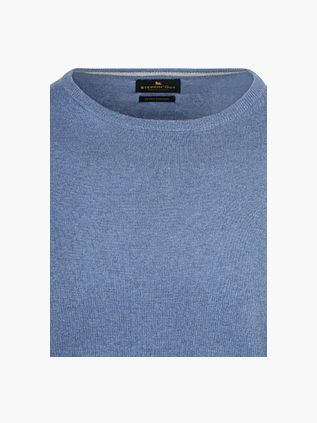 Steppin' Out Tröja i Bomullskashmir Indigoblå