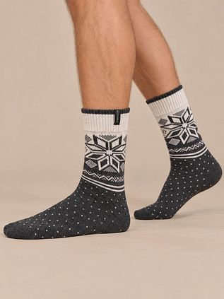 Suitable Cosy Home Socken Anthrazit