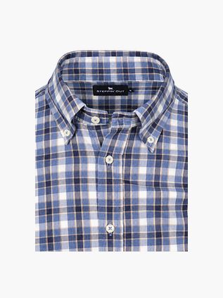 Steppin' Out Camicia A quadri Blu