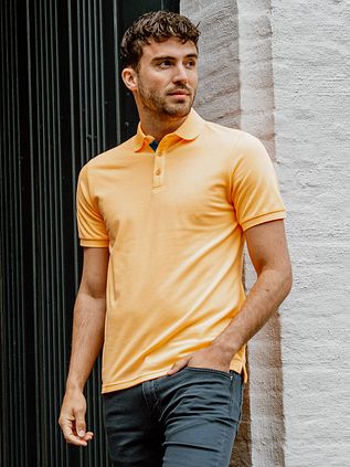 Suitable Fluo A Polo Shirt Bright Orange