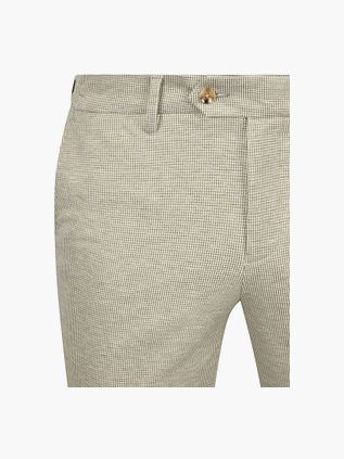 Suitable Das Pantalon Houndstooth Olive