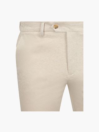 Suitable Das Pantalon Houndstooth Sand