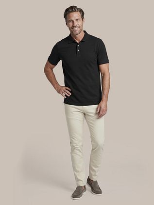 Suitable Boris Poloshirt Zwart