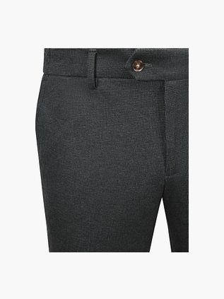 Suitable Aiden Pantalon Houndstooth Forest