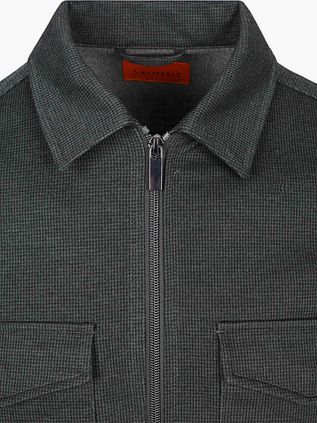 Suitable Overshirt Billy Houndstooth Forest