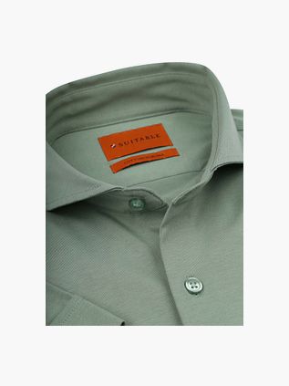 Suitable Shortsleeve Sorona Hemd Groen