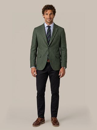 Steppin' Out Veste de costume Lamswol Tweed vert