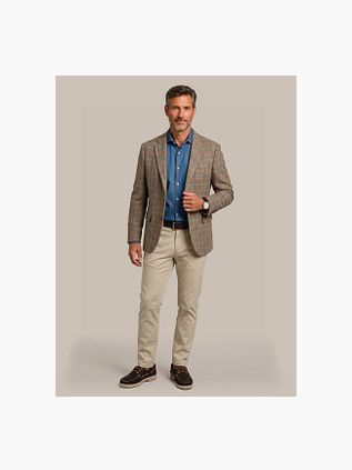 Steppin' Out Sport Jacket Shetland Wool Check Green