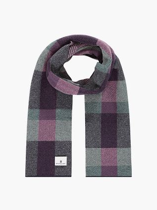 State Of Art Tørklæde i Lammuld Lilla