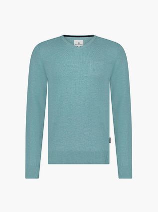 State Of Art Trøje med V-hals i Azurblå