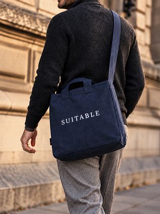 Suitable 25 Jahr Totebag Navy