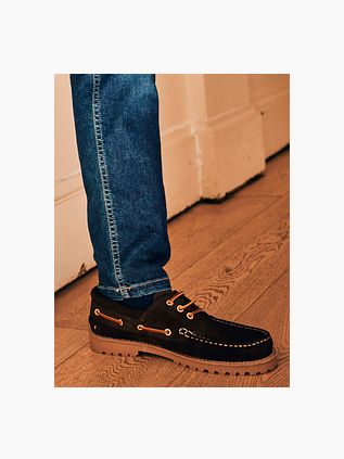 Suitable Chaussures Bateau Daim Marron