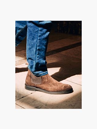 Suitable Chelsea Boot Daim Marron