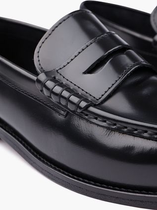 Suitable Penny Loafers Läder Svart