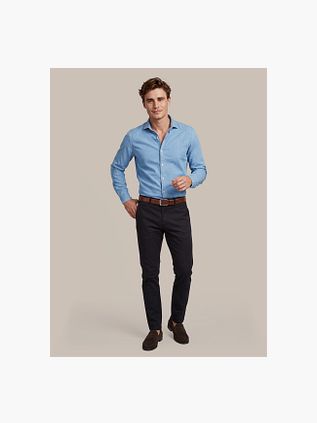 Suitable Skjorte Denim Lyseblå