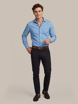 Suitable Shirt Denim Light blue