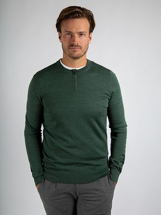 Suitable Crew Zip Merino Vert