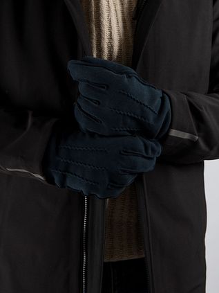 Suitable Gants Suede Marine