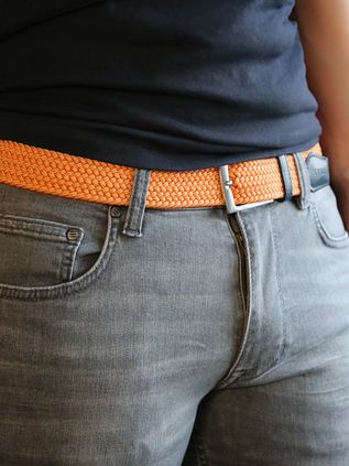 Suitable Geflochtener Gürtel Orange