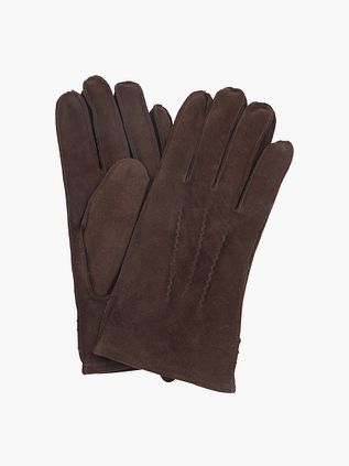 Suitable Ruskindhandske Mørkebrun